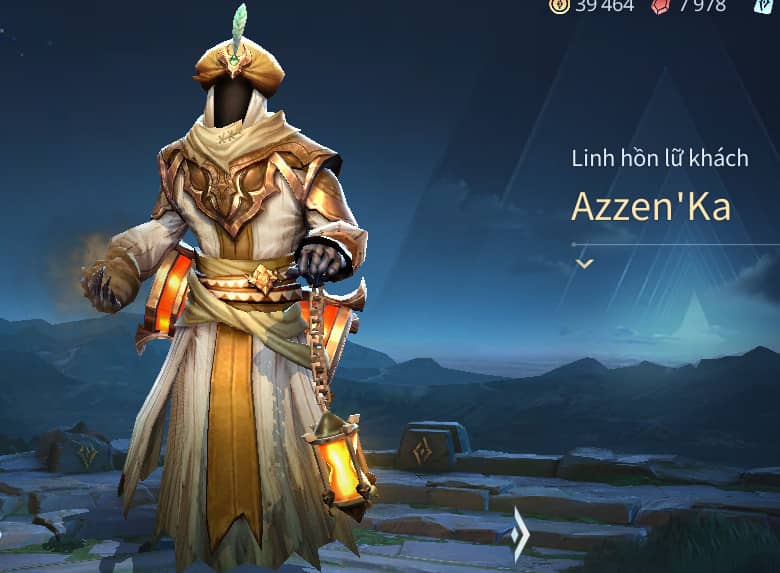 Skin Azzen’Ka linh hồn lữ khách 