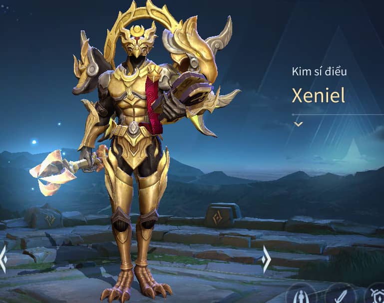 Skin Xeniel kim sí điểu