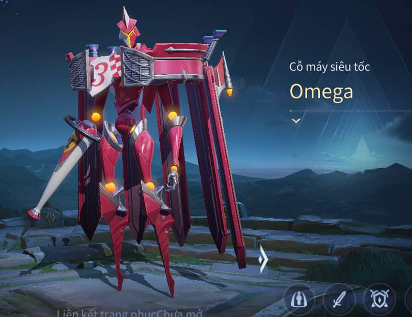 Skin Omega cỗ máy siêu tốc