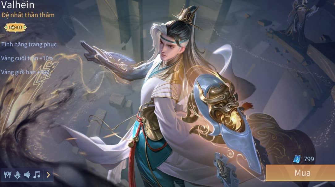 Skin valhein đệ nhất thần thám