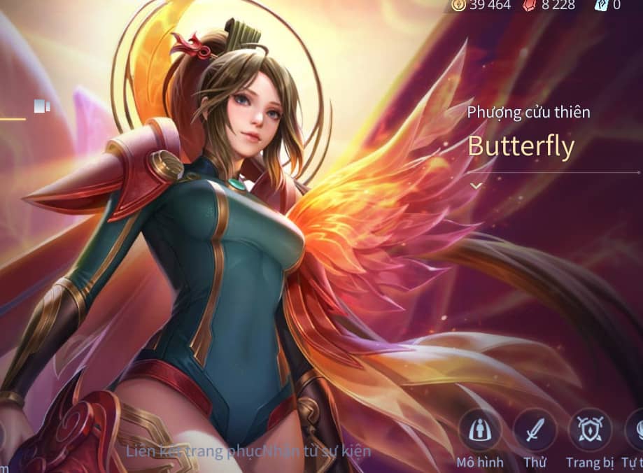 Skin Butterfly Phượng cửu thiên